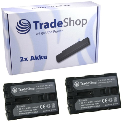 Batteria 2000mah per sony - 2x,